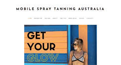 Desktop Screenshot of mobilespraytanning.net.au